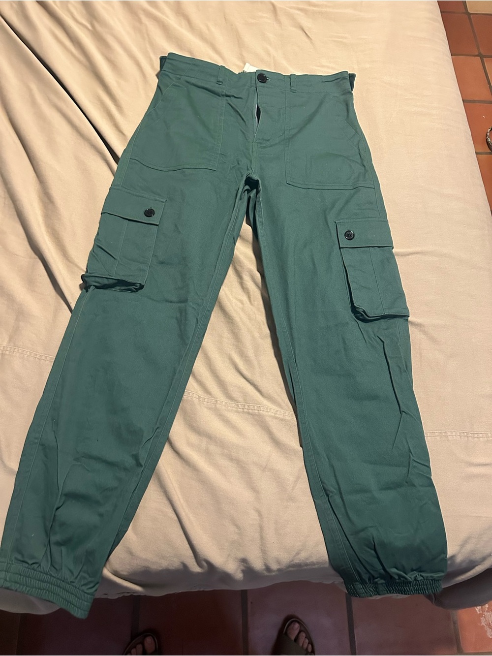 Wonderly Women’s Cargo Pants in Teal
